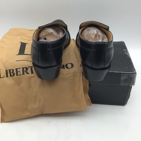 Liberty Zeno Mens 7173-07 Black Slip On Dress Loafers Shoes Size‎ 9 NEW